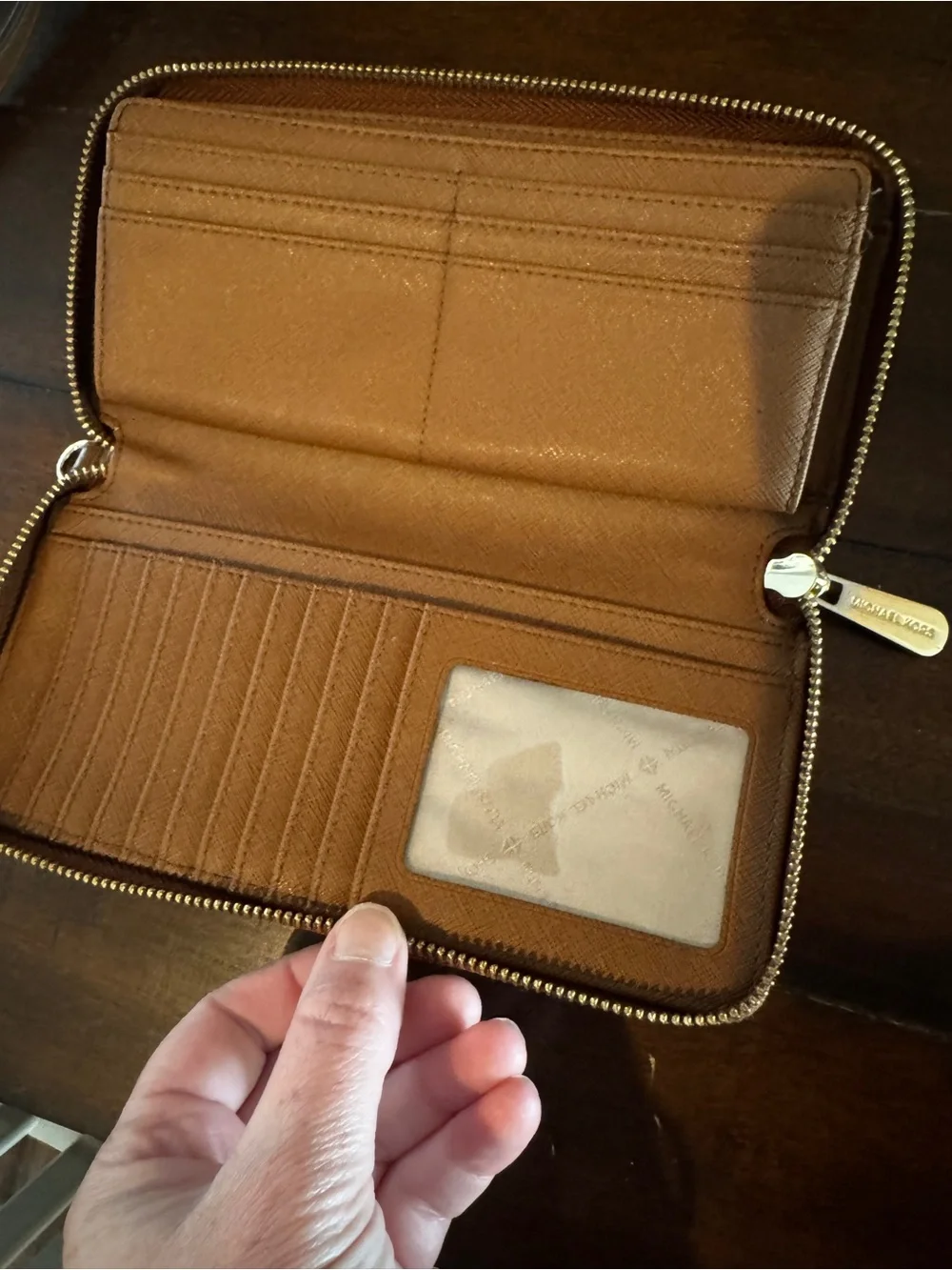 Michael Kors Brown Sierra Medium Satchel with Matching Wallet